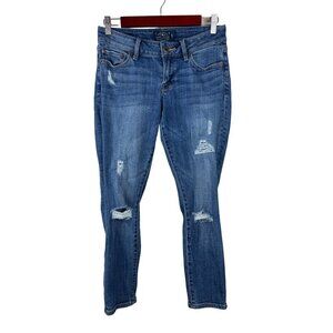 Lucky Brand Lolita Capri Denim Blue Jeans Women's Size 2 26
